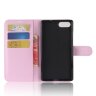 Чехол с визитницей для Doogee Mix (розовый)