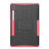 Чехол Hybrid Armor для Samsung Galaxy Tab S6 SM-T860 / SM-T865 (черный + розовый)