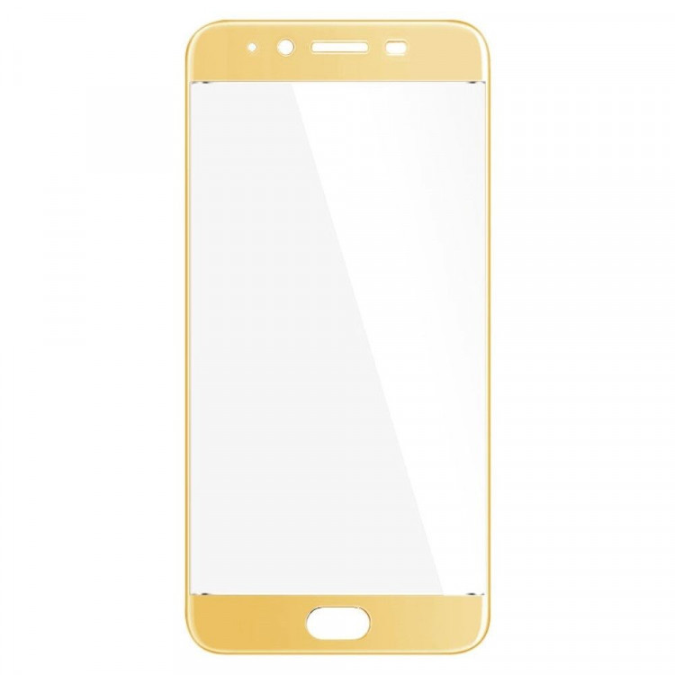 Защитное стекло 3D для Meizu Pro 6 (золотой)