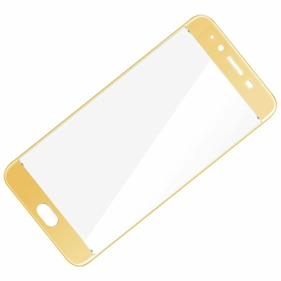 Защитное стекло 3D для Meizu Pro 6 (золотой)