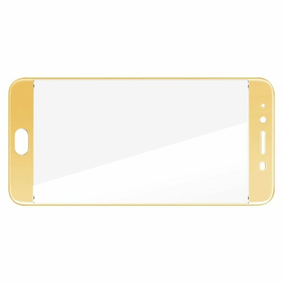 Защитное стекло 3D для Meizu Pro 6 (золотой)