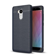 Чехол-накладка Litchi Grain для Xiaomi Redmi 4 Pro / 4 Prime (темно-синий)