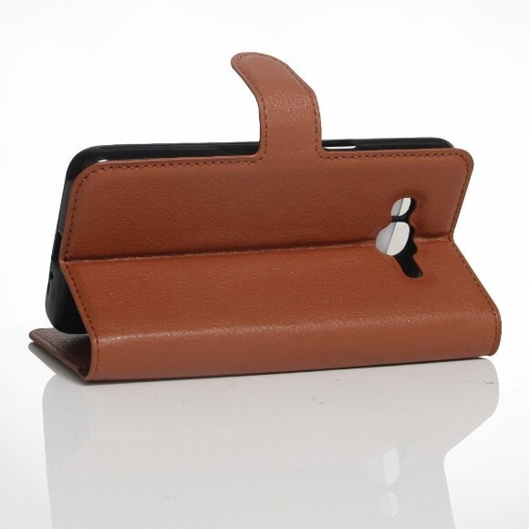 Чехол с визитницей для Samsung Galaxy J2 Prime SM-G532F (коричневый)