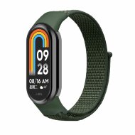 Нейлоновый ремешок для Xiaomi Mi Smart Band 8, Xiaomi Mi Band 8 (армейский зеленый) Нейлоновый ремешок для Xiaomi Mi Smart Band 8, Xiaomi Mi Band 8 (армейский зеленый)