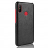 Чехол Litchi Texture для Xiaomi Mi A2 Lite / Redmi 6 Pro (черный)