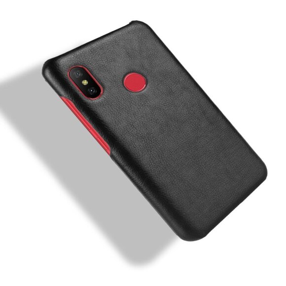 Чехол Litchi Texture для Xiaomi Mi A2 Lite / Redmi 6 Pro (черный) Чехол Litchi Texture для Xiaomi Mi A2 Lite / Redmi 6 Pro (черный)