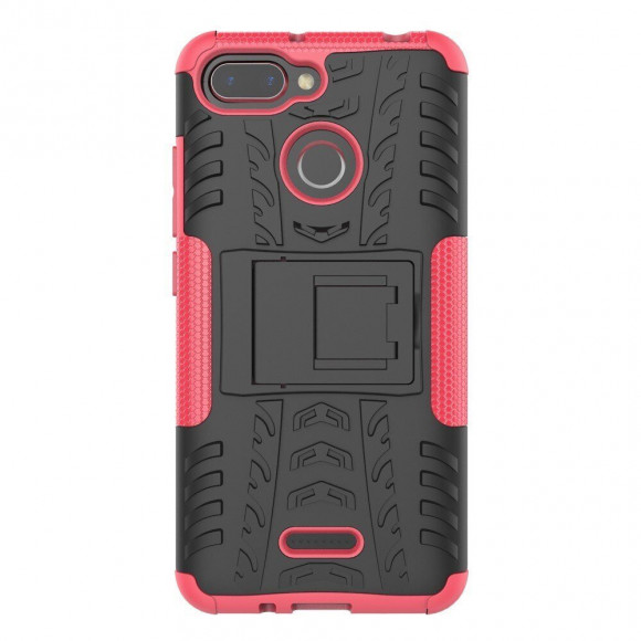 Чехол Hybrid Armor для Xiaomi Redmi 6 (черный + розовый) Чехол Hybrid Armor для Xiaomi Redmi 6 (черный + розовый)