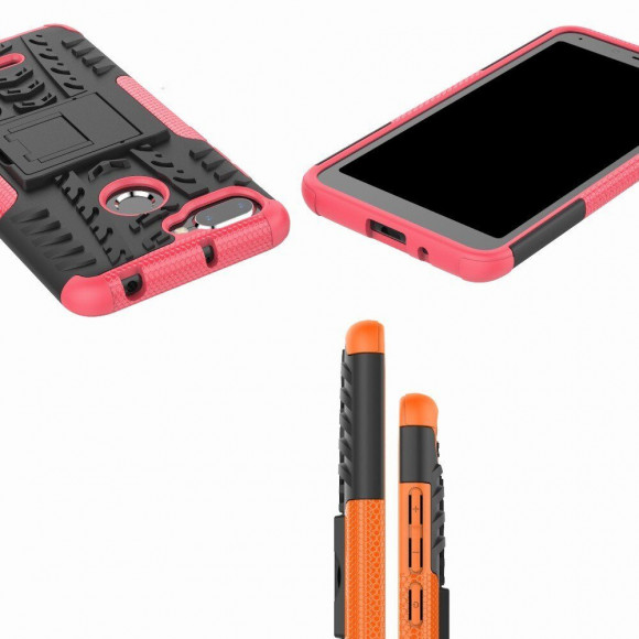 Чехол Hybrid Armor для Xiaomi Redmi 6 (черный + розовый) Чехол Hybrid Armor для Xiaomi Redmi 6 (черный + розовый)