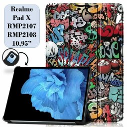 Чехол Smart Case для Realme Pad X RMP2107, RMP2108 (Graffiti)