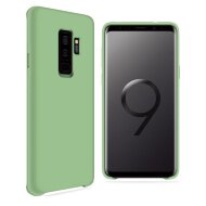 Силиконовый чехол Mobile Shell для Samsung Galaxy S9+ (Plus) (темно-зеленый)