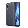 Чехол-накладка Litchi Grain для Samsung Galaxy A50 / Galaxy A50s / Galaxy A30s (темно-синий)