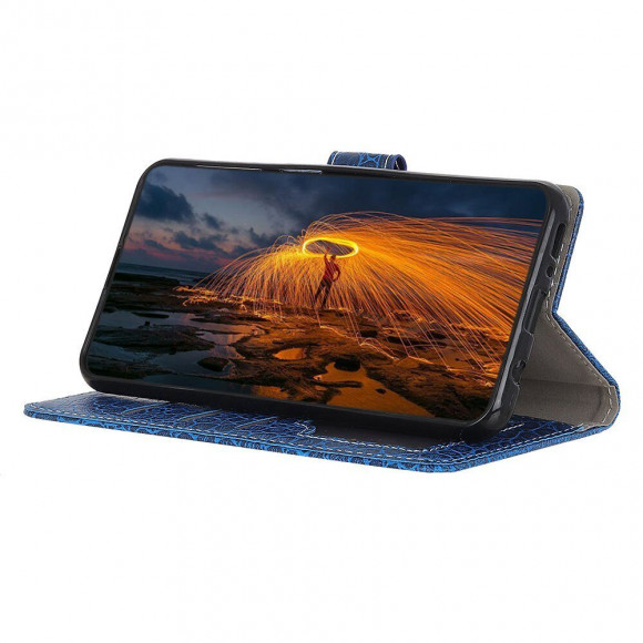 Чехол Crocodile Texture для Samsung Galaxy A30 / Galaxy A20 (синий) Чехол Crocodile Texture для Samsung Galaxy A30 / Galaxy A20 (синий)