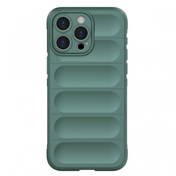 Чехол Magic Shield для iPhone 15 Pro (темно-зеленый) Чехол Magic Shield для iPhone 15 Pro (темно-зеленый)