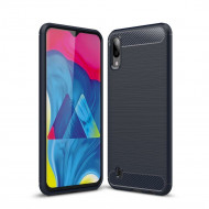 Чехол-накладка Carbon Fibre для Samsung Galaxy M10 (темно-синий) Чехол-накладка Carbon Fibre для Samsung Galaxy M10 (темно-синий)