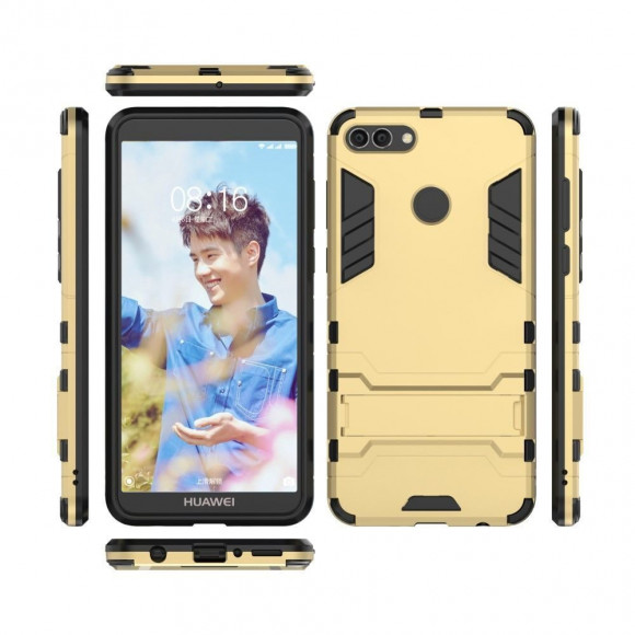 Чехол Duty Armor для Huawei Y9 (2018) / Enjoy 8 Plus (золотой) Чехол Duty Armor для Huawei Y9 (2018) / Enjoy 8 Plus (золотой)