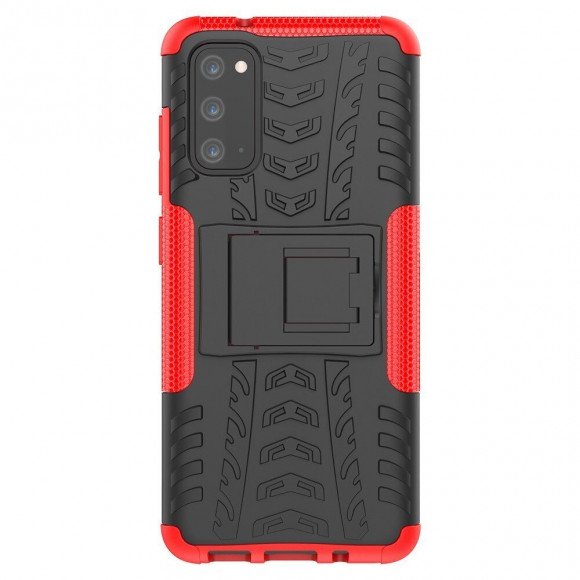 Чехол Hybrid Armor для Samsung Galaxy S20 (черный + красный) Чехол Hybrid Armor для Samsung Galaxy S20 (черный + красный)