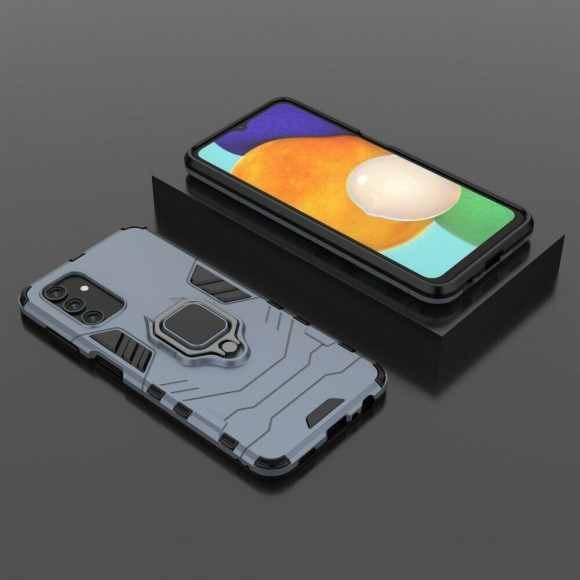 Чехол Armor Ring Holder для Samsung Galaxy A13 4G (темно-синий) Чехол Armor Ring Holder для Samsung Galaxy A13 4G (темно-синий)