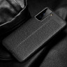 Чехол-накладка Litchi Grain для Samsung Galaxy S21+ (Plus) (черный)