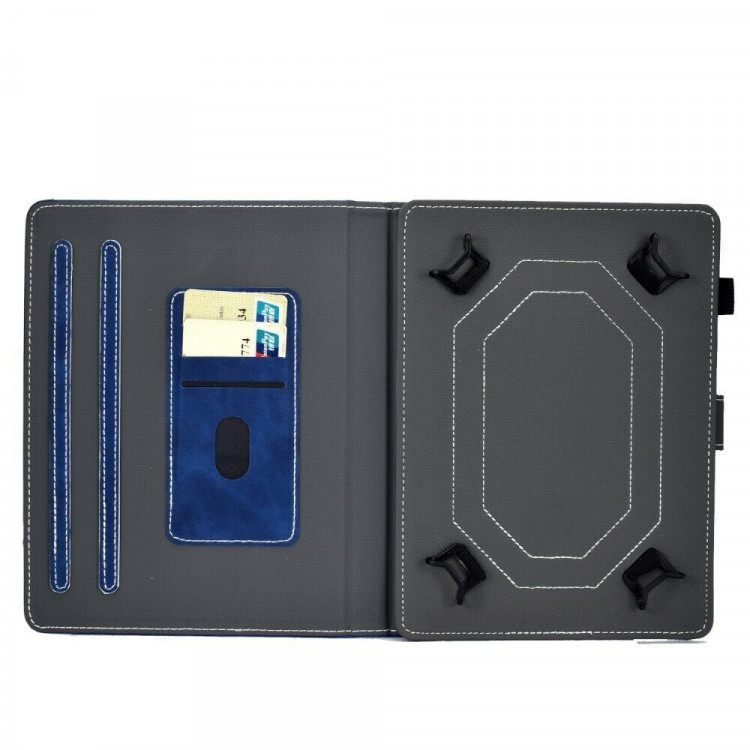 Универсальный чехол Solid Color для планшета 10 дюймов (синий)