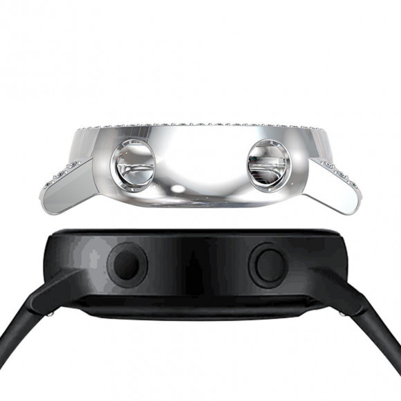 Декоративный бампер для Samsung Galaxy Watch Active (серебряный) Декоративный бампер для Samsung Galaxy Watch Active (серебряный)