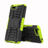 Чехол Hybrid Armor для Huawei Honor 10 (черный + зеленый)