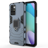 Чехол Armor Ring Holder для Xiaomi Redmi 10 / Redmi 10 2022 (темно-синий)