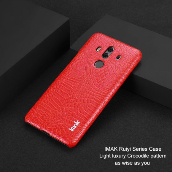 Чехол-накладка iMak Ruiyi Crocodile для Huawei Mate 10 Pro (красный)