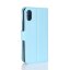 Чехол с визитницей для iPhone X / ХS (голубой)