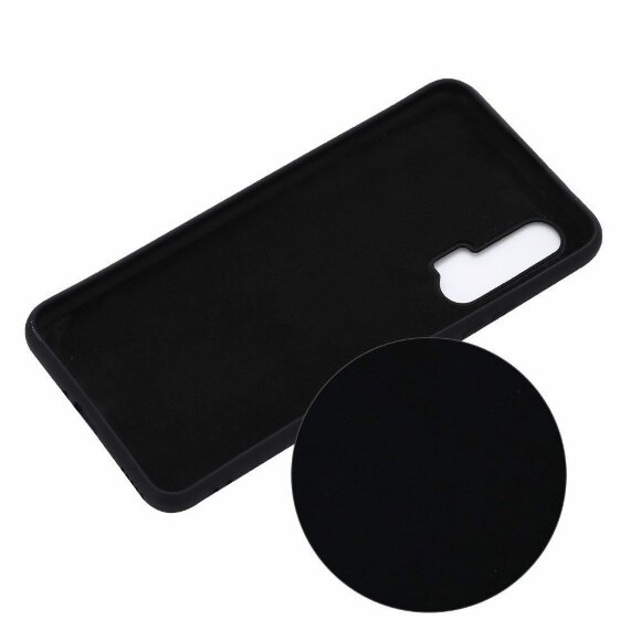 Силиконовый чехол Mobile Shell для Huawei nova 6 (черный)