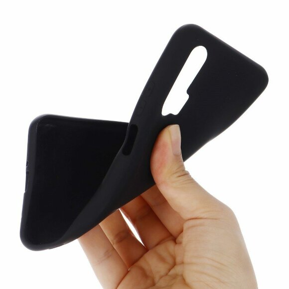 Силиконовый чехол Mobile Shell для Huawei nova 6 (черный)