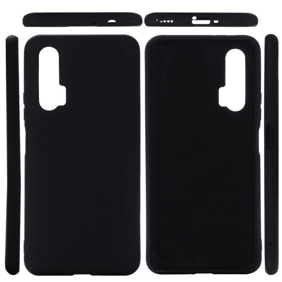 Силиконовый чехол Mobile Shell для Huawei nova 6 (черный)