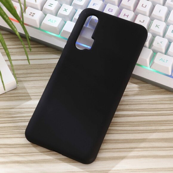 Силиконовый чехол Mobile Shell для Huawei nova 6 (черный)