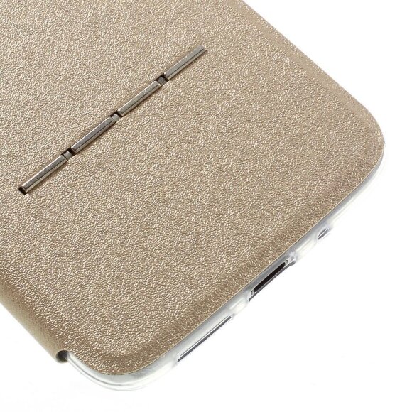 Чехол с окном для LG G5 / LG G5 se (золотой) Чехол с окном для LG G5 / LG G5 se (золотой)