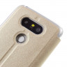 Чехол с окном для LG G5 / LG G5 se (золотой)