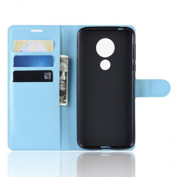 Чехол для Motorola Moto G7 Power (голубой) Чехол для Motorola Moto G7 Power (голубой)