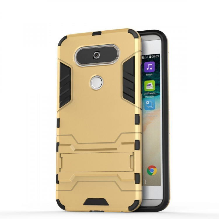 Чехол Duty Armor для LG Q8 (золотой)
