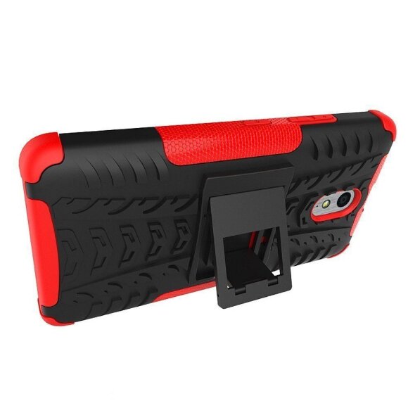 Чехол Hybrid Armor для Lenovo Vibe P1m (черный + красный) Чехол Hybrid Armor для Lenovo Vibe P1m (черный + красный)