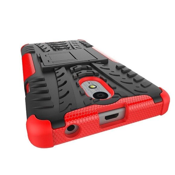 Чехол Hybrid Armor для Lenovo Vibe P1m (черный + красный) Чехол Hybrid Armor для Lenovo Vibe P1m (черный + красный)