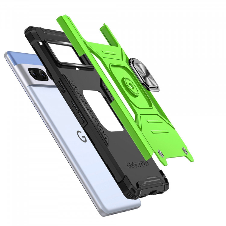 Чехол-накладка Shock-Absorption для Google Pixel 7 Pro (зеленый)