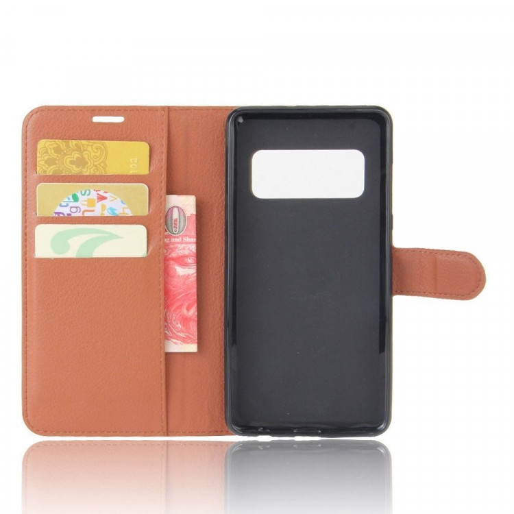 Чехол с визитницей для ASUS Zenfone AR ZS571KL (коричневый)