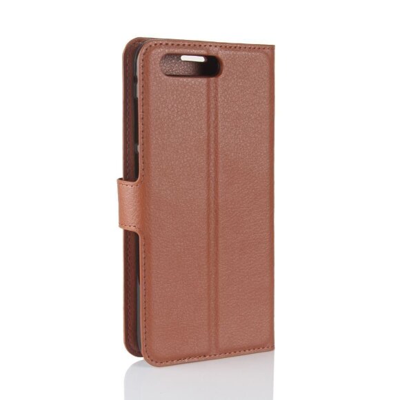 Чехол с визитницей для Asus ZenFone 4 Pro ZS551KL (коричневый) Чехол с визитницей для Asus ZenFone 4 Pro ZS551KL (коричневый)