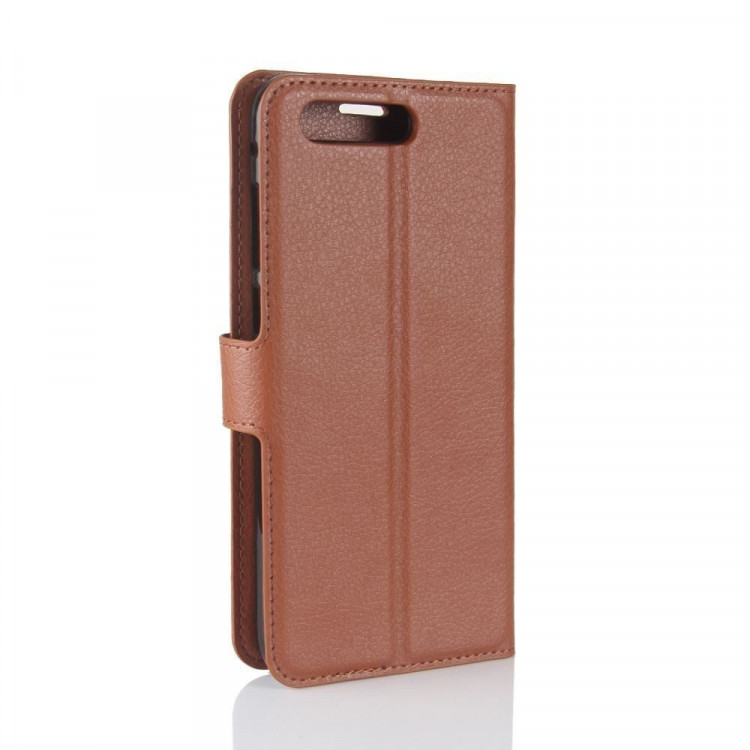 Чехол с визитницей для Asus ZenFone 4 Pro ZS551KL (коричневый)