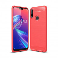 Чехол-накладка Carbon Fibre для Asus Zenfone Max Pro (M2) ZB631KL (красный) Чехол-накладка Carbon Fibre для Asus Zenfone Max Pro (M2) ZB631KL (красный)