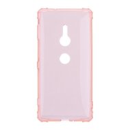 Силиконовый чехол с усиленными бортиками для Sony Xperia XZ3 (розовый) Силиконовый чехол с усиленными бортиками для Sony Xperia XZ3 (розовый)