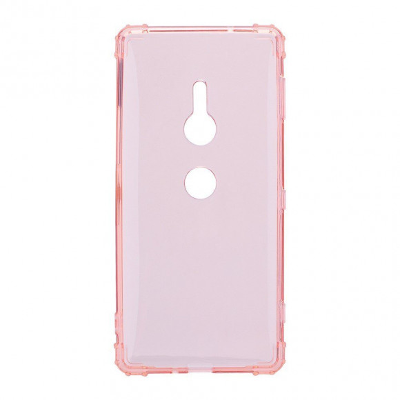 Силиконовый чехол с усиленными бортиками для Sony Xperia XZ3 (розовый) Силиконовый чехол с усиленными бортиками для Sony Xperia XZ3 (розовый)