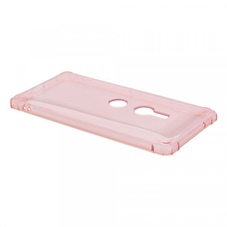 Силиконовый чехол с усиленными бортиками для Sony Xperia XZ3 (розовый)