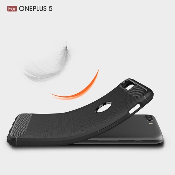 Чехол-накладка Carbon Fibre для OnePlus 5 (черный) Чехол-накладка Carbon Fibre для OnePlus 5 (черный)