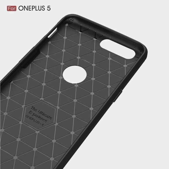 Чехол-накладка Carbon Fibre для OnePlus 5 (черный) Чехол-накладка Carbon Fibre для OnePlus 5 (черный)