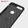 Чехол-накладка Carbon Fibre для OnePlus 5 (черный)