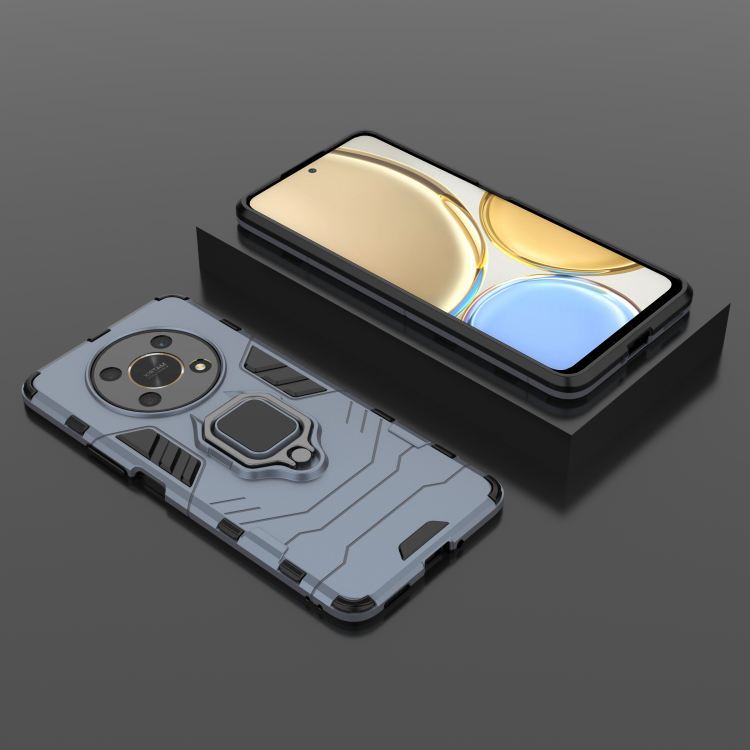 Чехол Armor Ring Holder для Honor X30, Honor X9 5G, Magic4 Lite 5G (темно-синий)